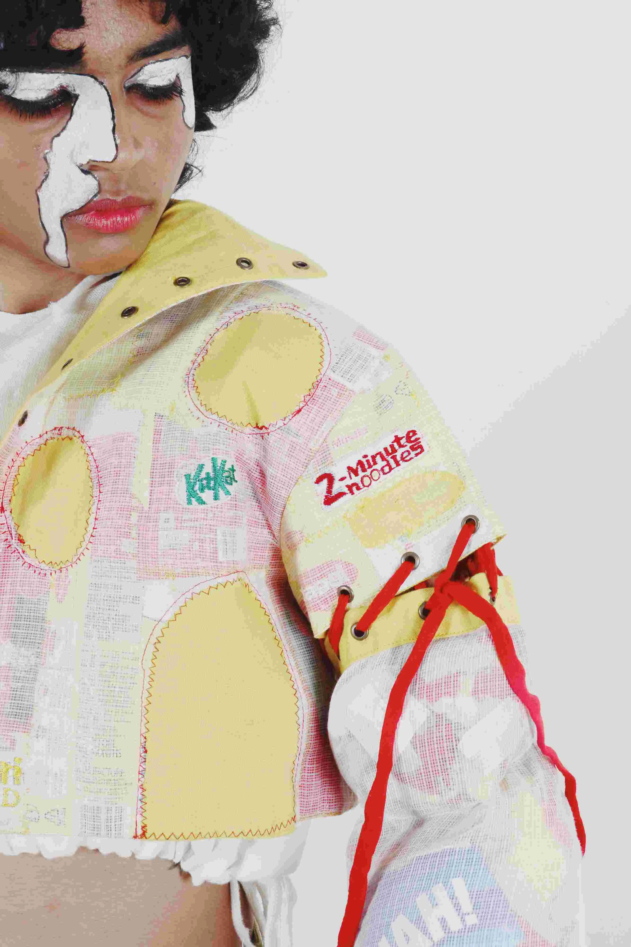 Scrap Up Reversible Crop Jacket